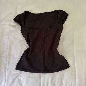 Brandy Melville Black Short Sleeve Tee